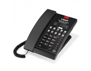 Alcatel Lucent - VTech S2210 Matte Black Contemporary SIP Corded Desk & Bed Phone, 1-Line, 10 Speed Dial keys - 3JE40017AA